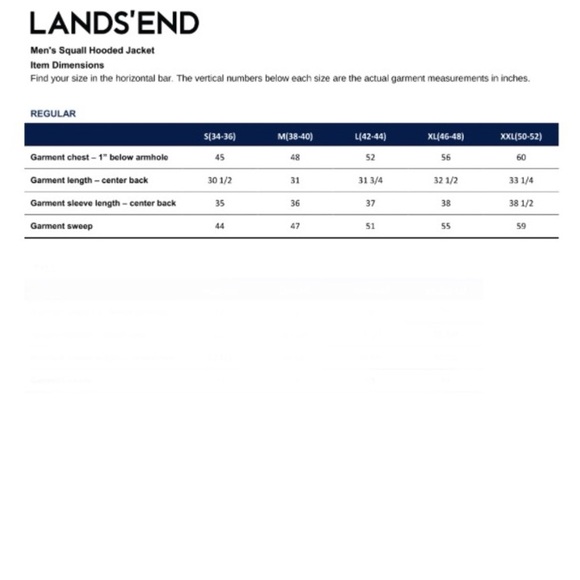 LANDSEND Mens Squall Hooded Parka +3° to +30° Evergreen Forest - Picture 5 of 5